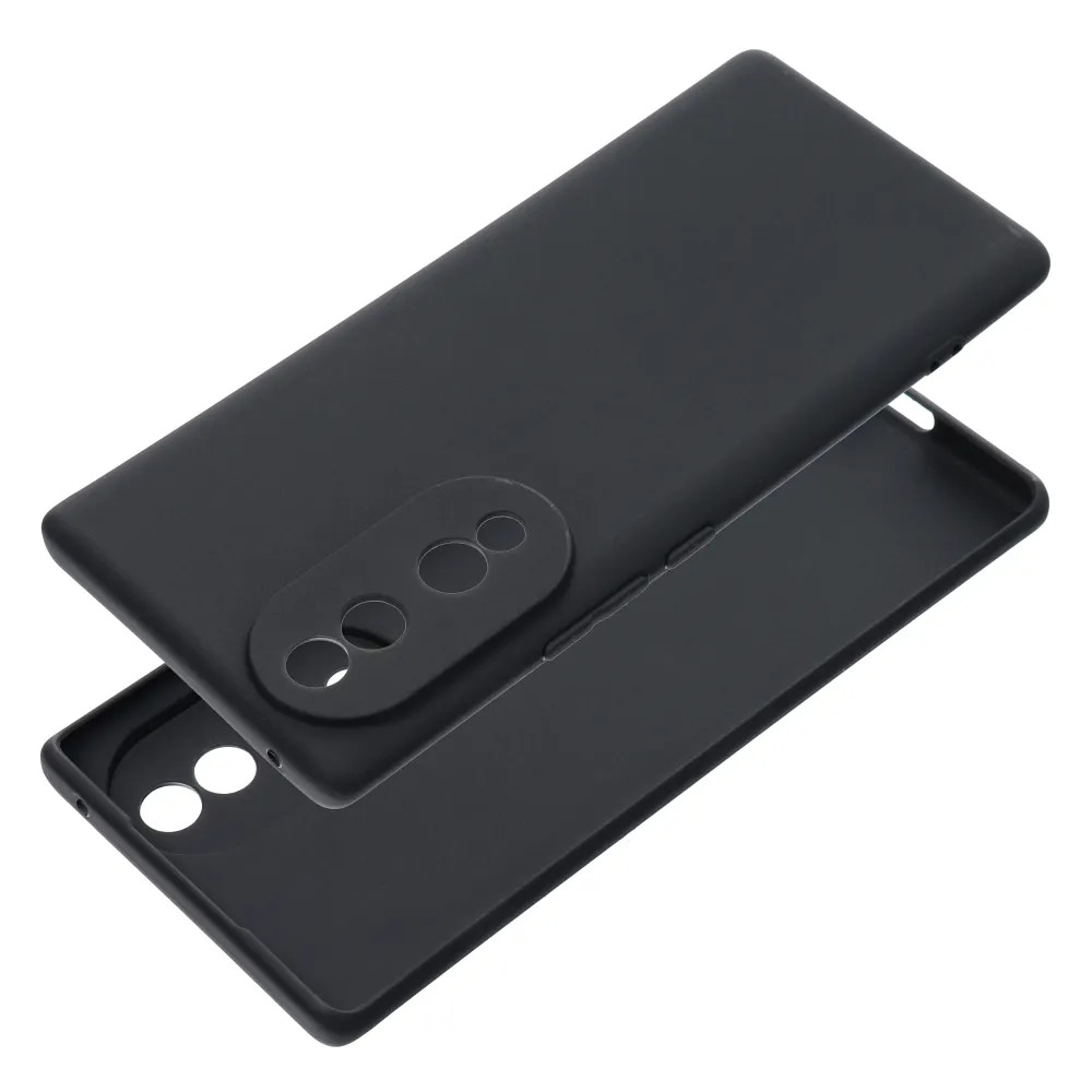 Husa protectie Honor 70, Matt TPU, silicon moale, negru 2