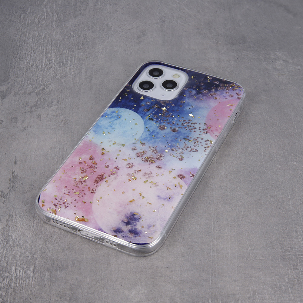 Husa Apple iPhone 15, Gold Glam Galactic 3