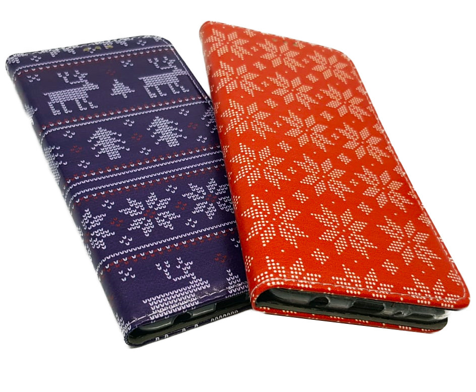 Husa Trendy Book pentru Apple iPhone 11 Pro, Christmas Edition, albastra 3