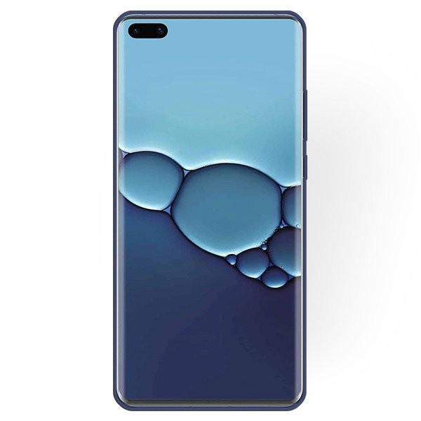 Husa Huawei P40 Matt TPU, silicon moale, albastru nisipos 2