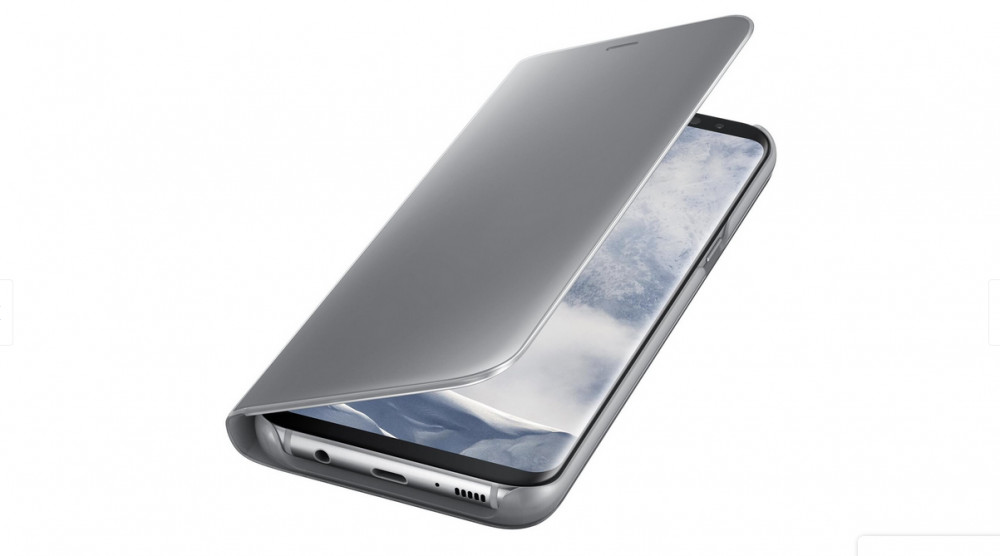 Husa Huawei P40 Lite Mirror Clear View, argintie 2