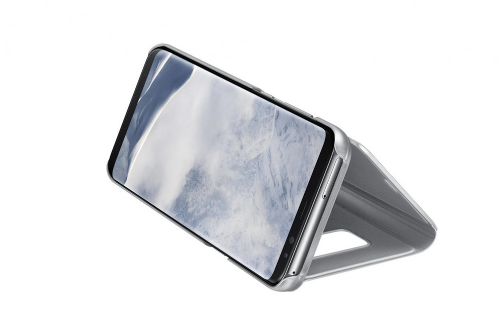 Husa Huawei P40 Lite Mirror Clear View, argintie 3