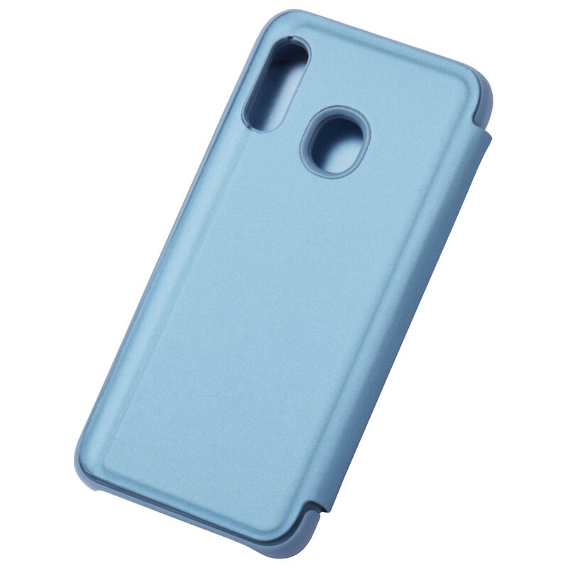 Husa Huawei P40 Lite E Mirror Clear View, albastra 4