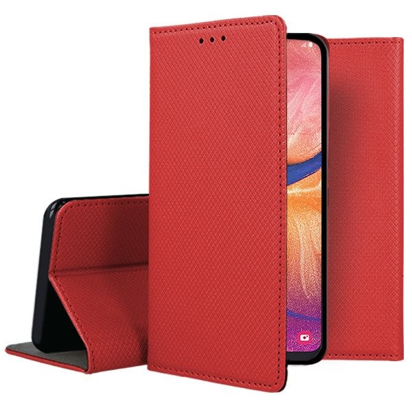 Husa Smart Magnet Case pentru iPhone 11 Pro Max, inchidere magnetica, rosie 3