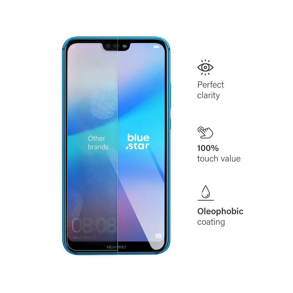 Folie sticla Huawei P20 Lite, Bluestar, transparenta 2