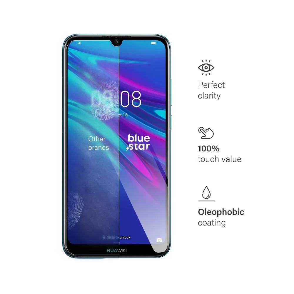 Folie sticla Huawei Y7 2019, Bluestar, transparenta 3