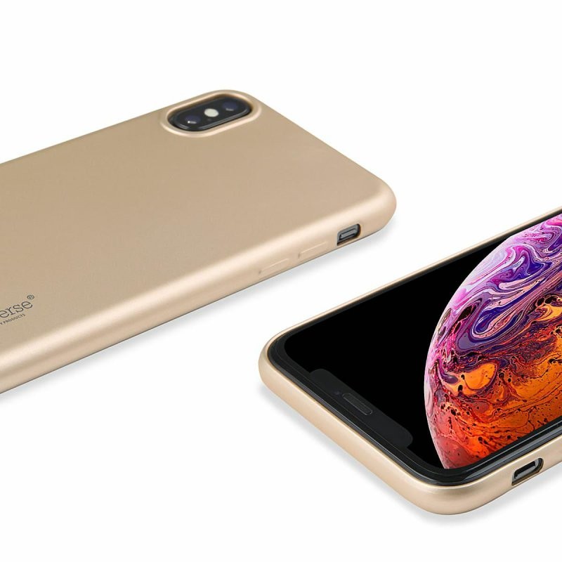 Husa de protectie Reverse Luxury TPU pentru Apple iPhone 11 Pro Max, aurie 4