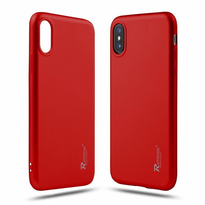 Husa de protectie Reverse Luxury TPU pentru Apple iPhone 12 Mini (5.4), rosie 2