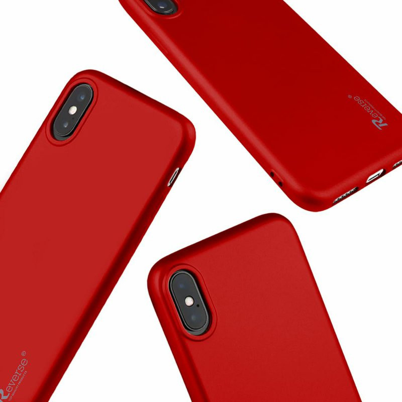 Husa de protectie Reverse Luxury TPU pentru Apple iPhone 12 Mini (5.4), rosie 5