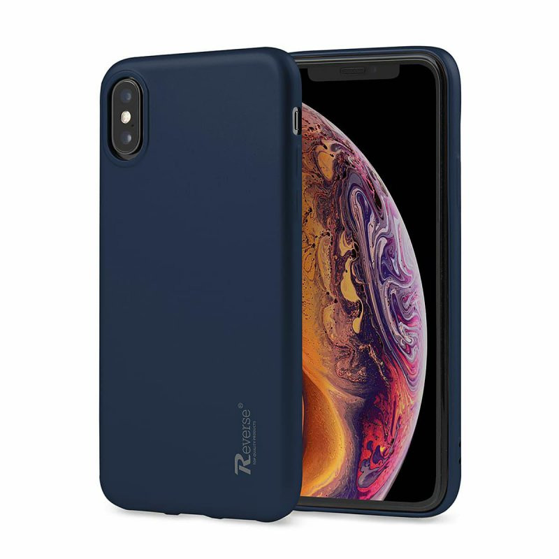 Husa de protectie Reverse Luxury TPU pentru Apple iPhone 12 Mini (5.4), albastru navy 2