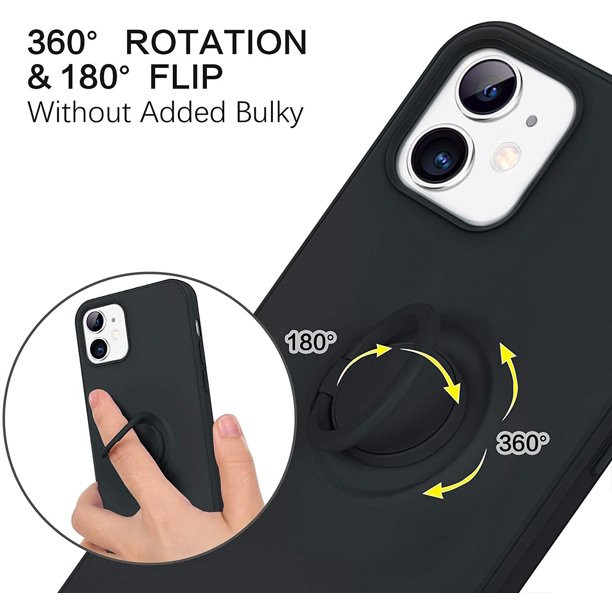 Husa protectie Xiaomi Redmi 10, Finger Ring, verde 3