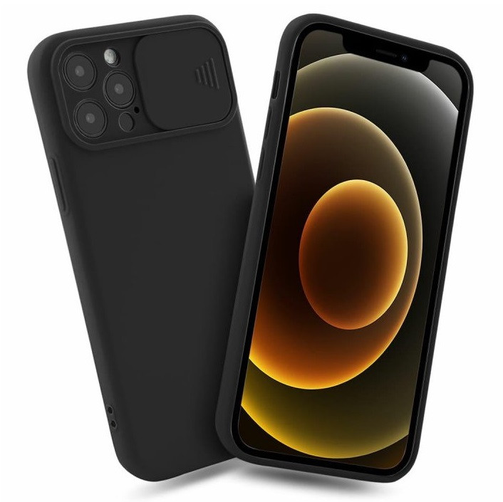 Husa Samsung Galaxy A03s / A02s, Slide TPU, silicon moale, flexibil, neagra 2