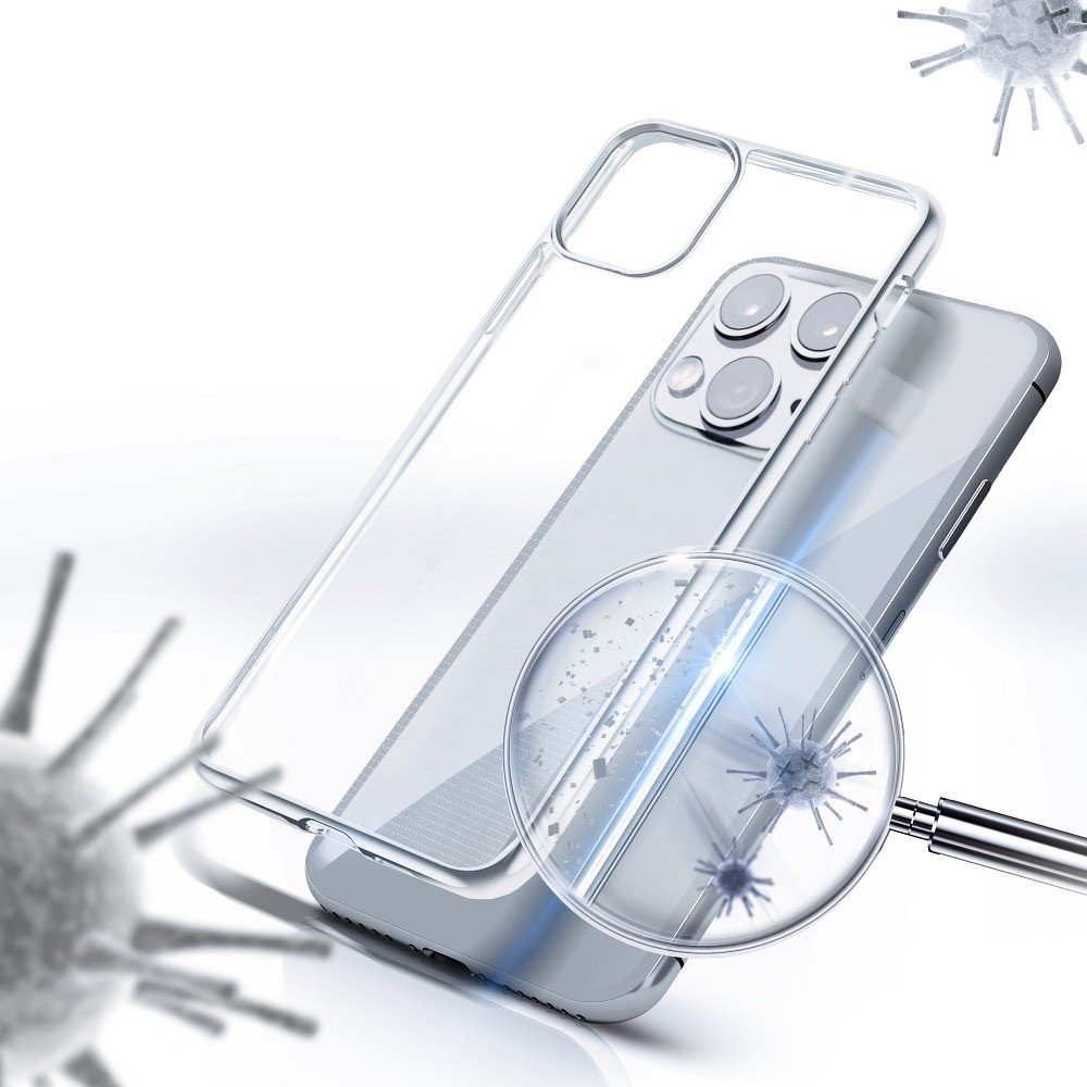Husa protecție antibacteriana cu ioni de argint Forcell pentru Huawei P Smart 2020, TPU transparent 3