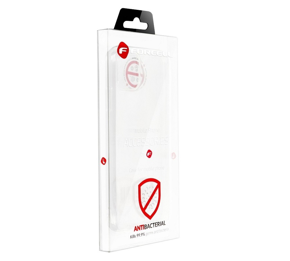 Husa protecție antibacteriana cu ioni de argint Forcell pentru Huawei P Smart 2020, TPU transparent 4