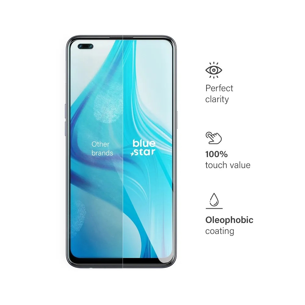 Folie sticla Oppo A93, Bluestar, transparenta 2