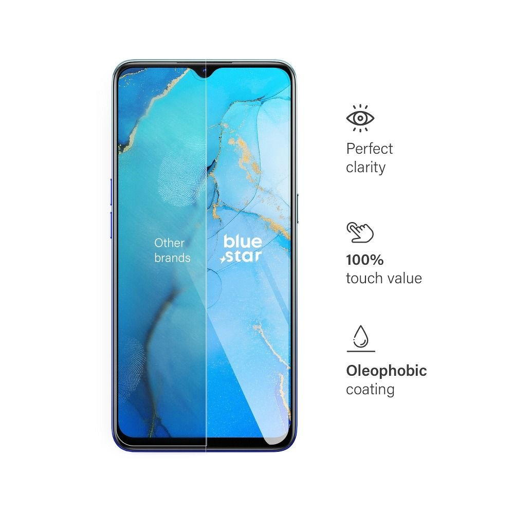 Folie sticla Oppo Reno 3, Bluestar, transparenta 3