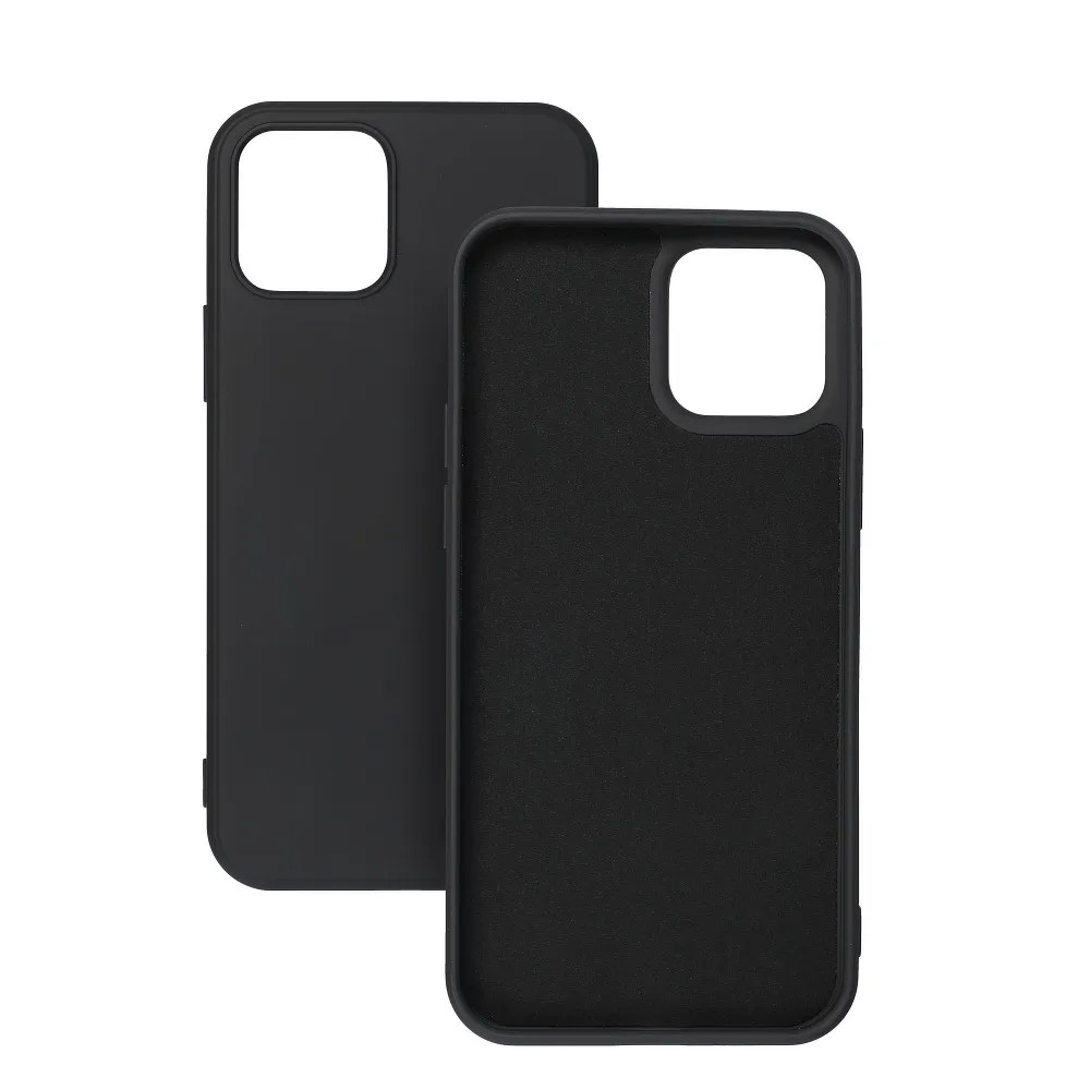 Husa Samsung Galaxy A13 4G Luxury Silicone, catifea in interior, protectie camere, neagra 3
