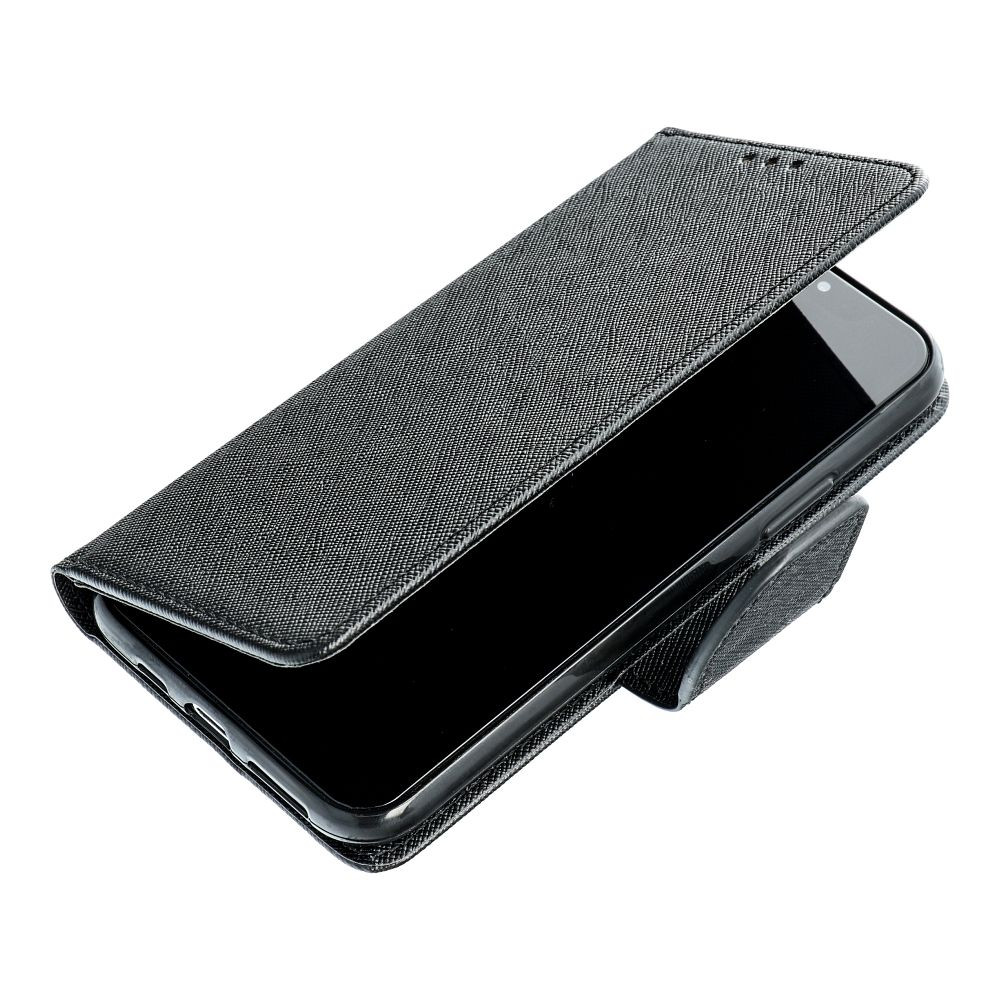 Husa protectie Apple iPhone 14 Pro Max, Fancy Case, tip carte, inchidere magnetica, neagra 4