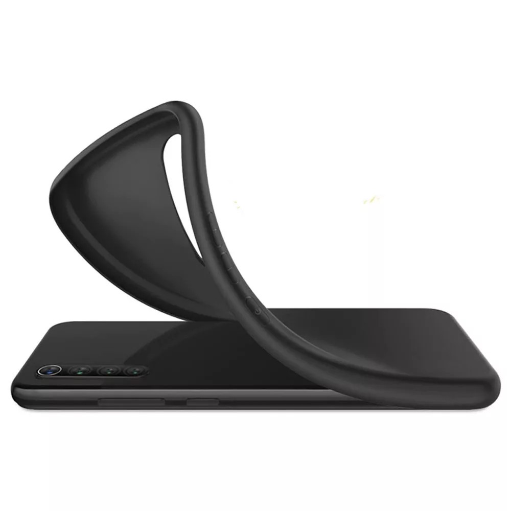 Husa protectie Realme 9 Pro, Matt TPU, silicon moale, negru 3