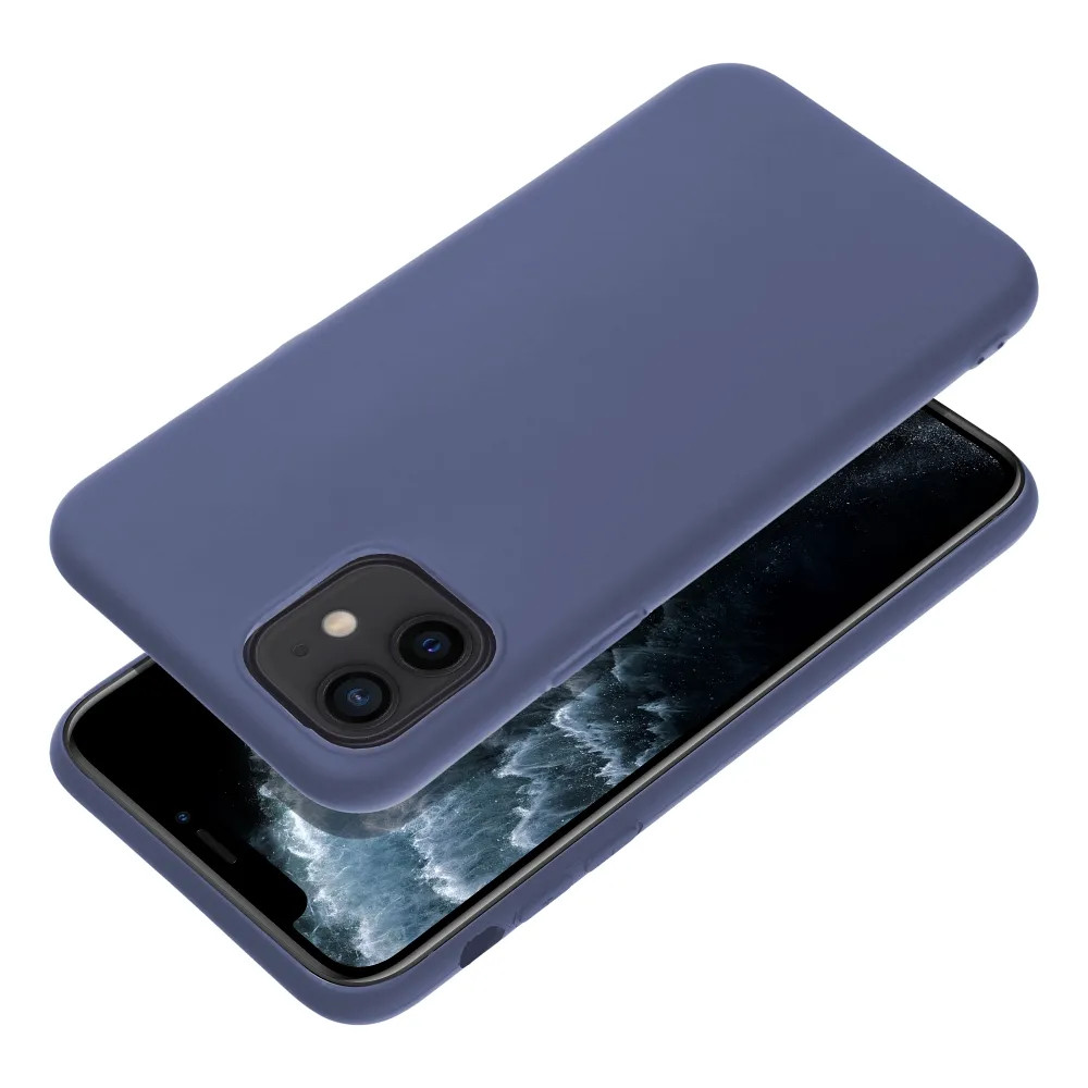 Husa Apple iPhone 11 Pro, Matt TPU, silicon moale, albastra 2