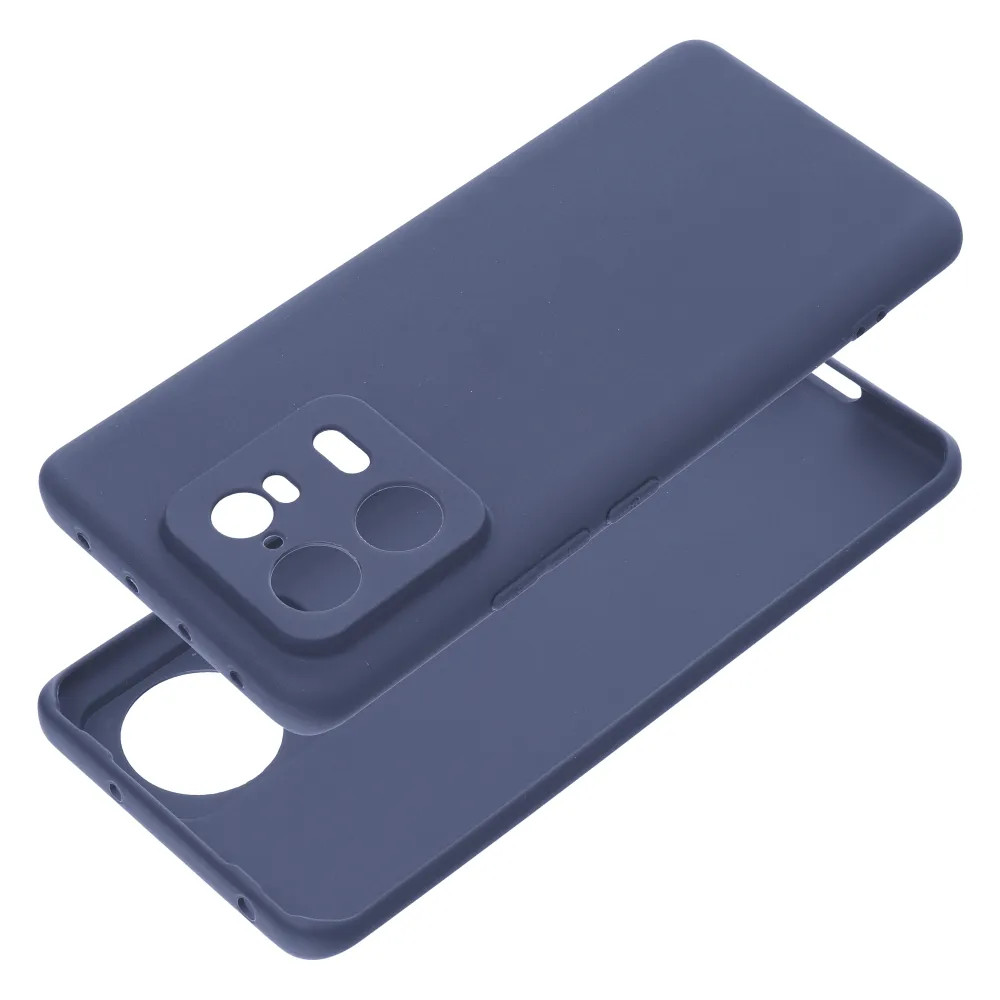 Husa Xiaomi Redmi 13 Lite, Matt TPU, silicon moale, albastru inchis 2