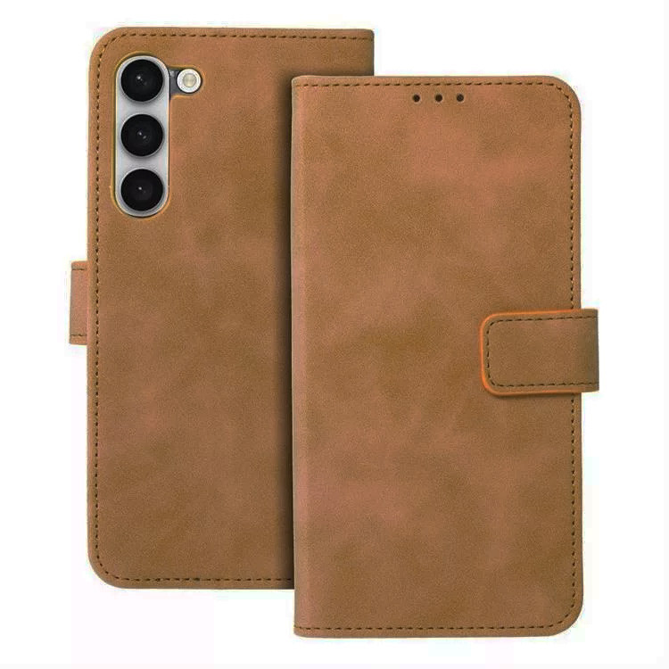 Husa protectie Xiaomi 13 Lite, Tender Book, inchidere cu clapa magnetica, maro 2