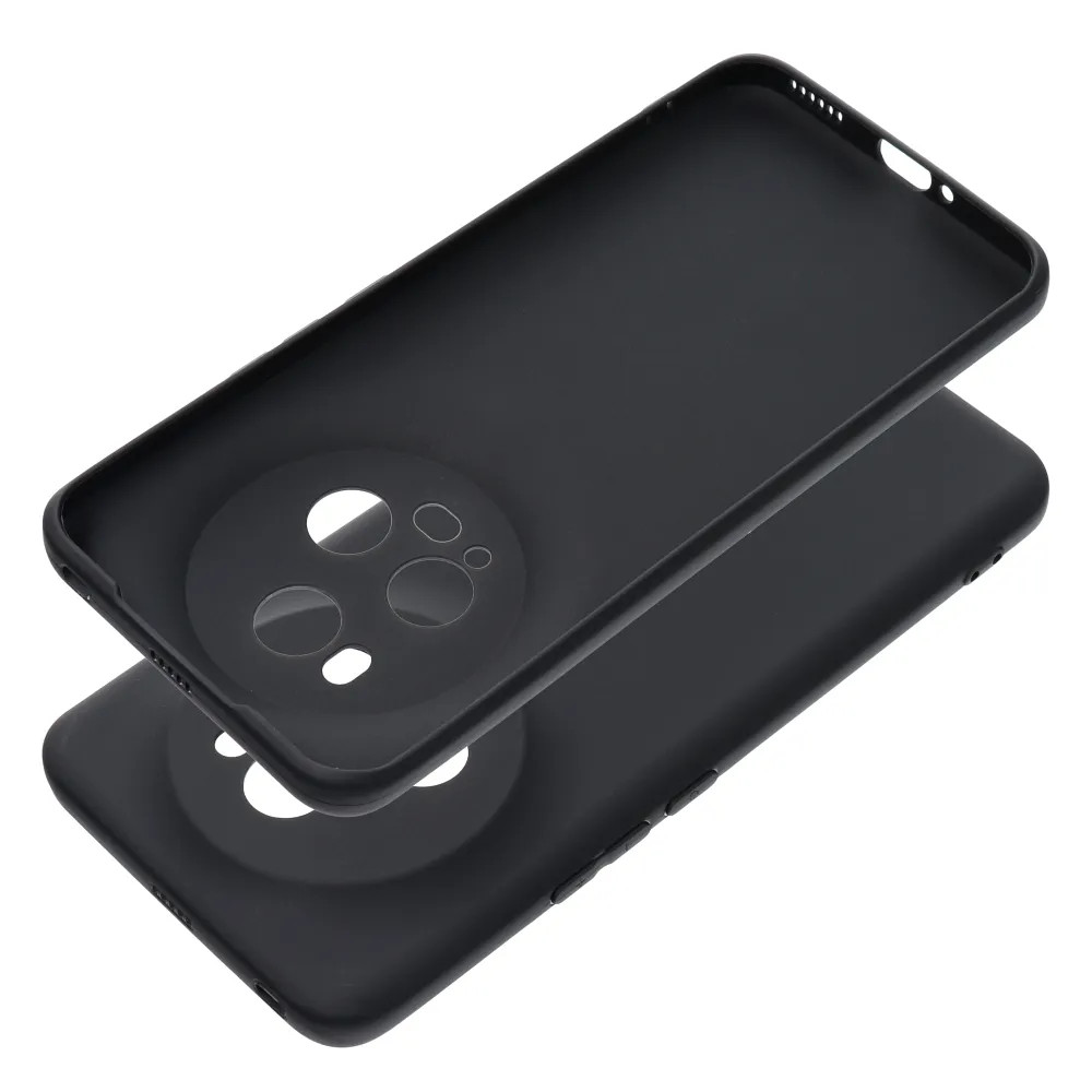 Husa protectie Honor Magic 5 Pro, Matt TPU, silicon moale, negru 2