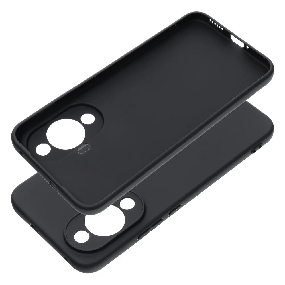 Husa Huawei Nova Y11, Matt TPU, silicon moale, negru 2
