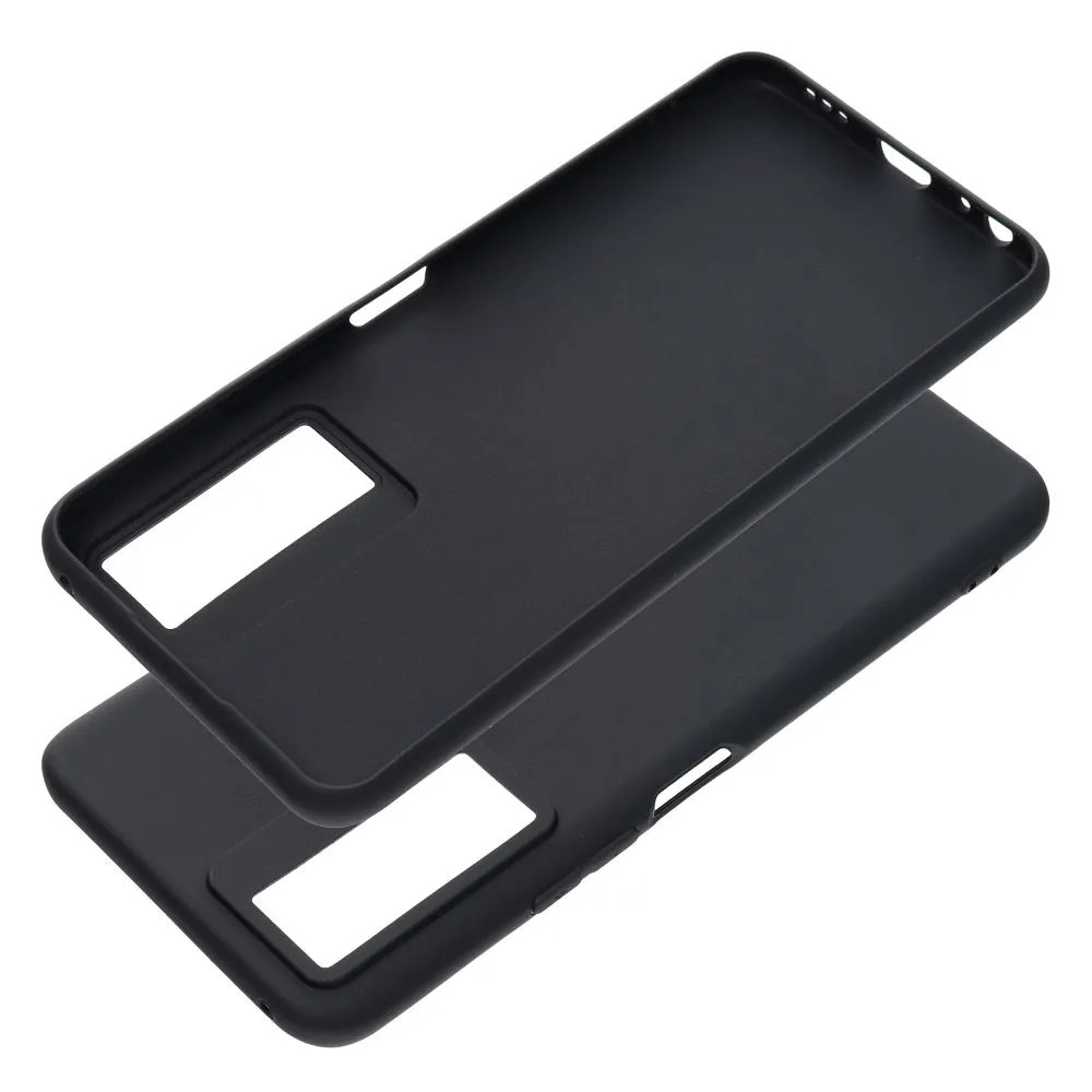 Husa protectie Vivo Y76 5G, Matt TPU, silicon moale, negru 2