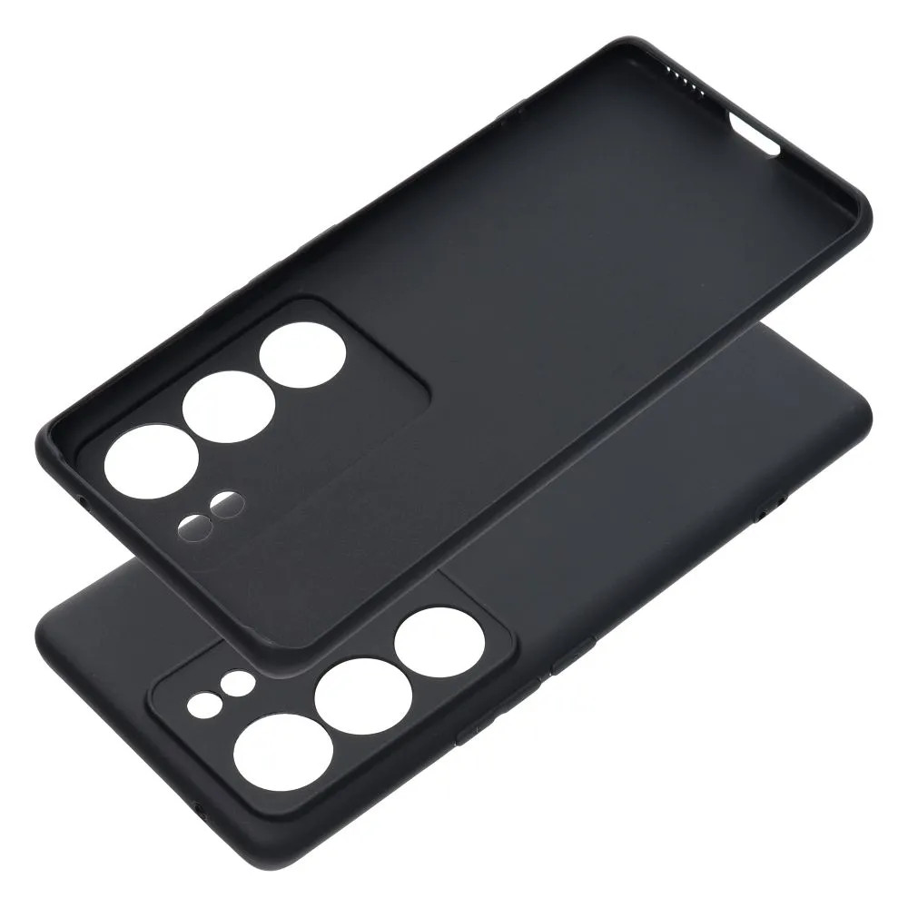Husa protectie Vivo X90 Pro, Matt TPU, silicon moale, negru 2