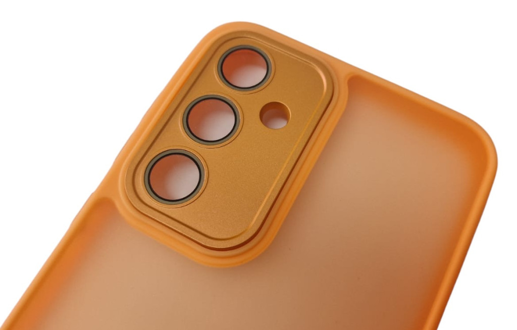 Husa Samsung Galaxy A25, Variete Case, protectie camera, portocalie 2
