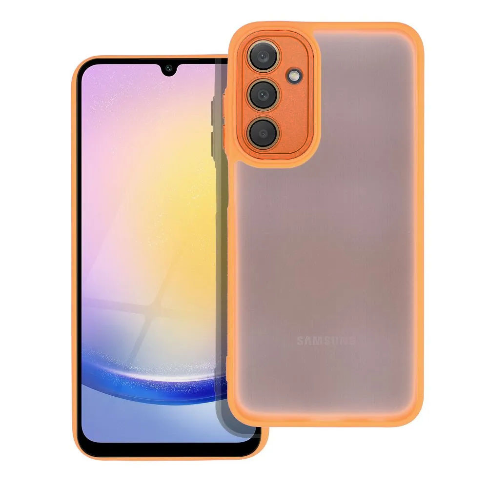 Husa Samsung Galaxy A25, Variete Case, protectie camera, portocalie 4