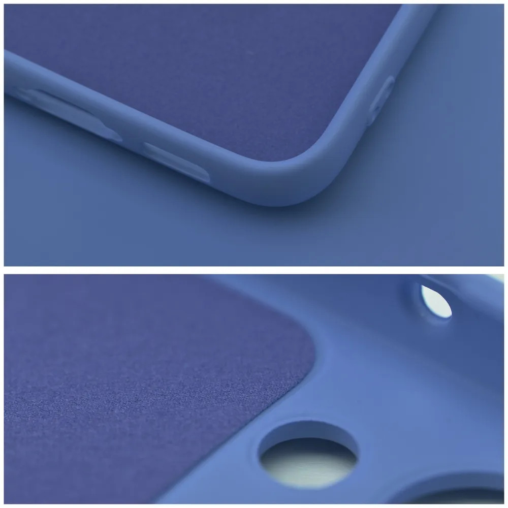 Husa Samsung Galaxy S23 FE, Luxury Silicone, catifea in interior, protectie camere, albastru inchis 5