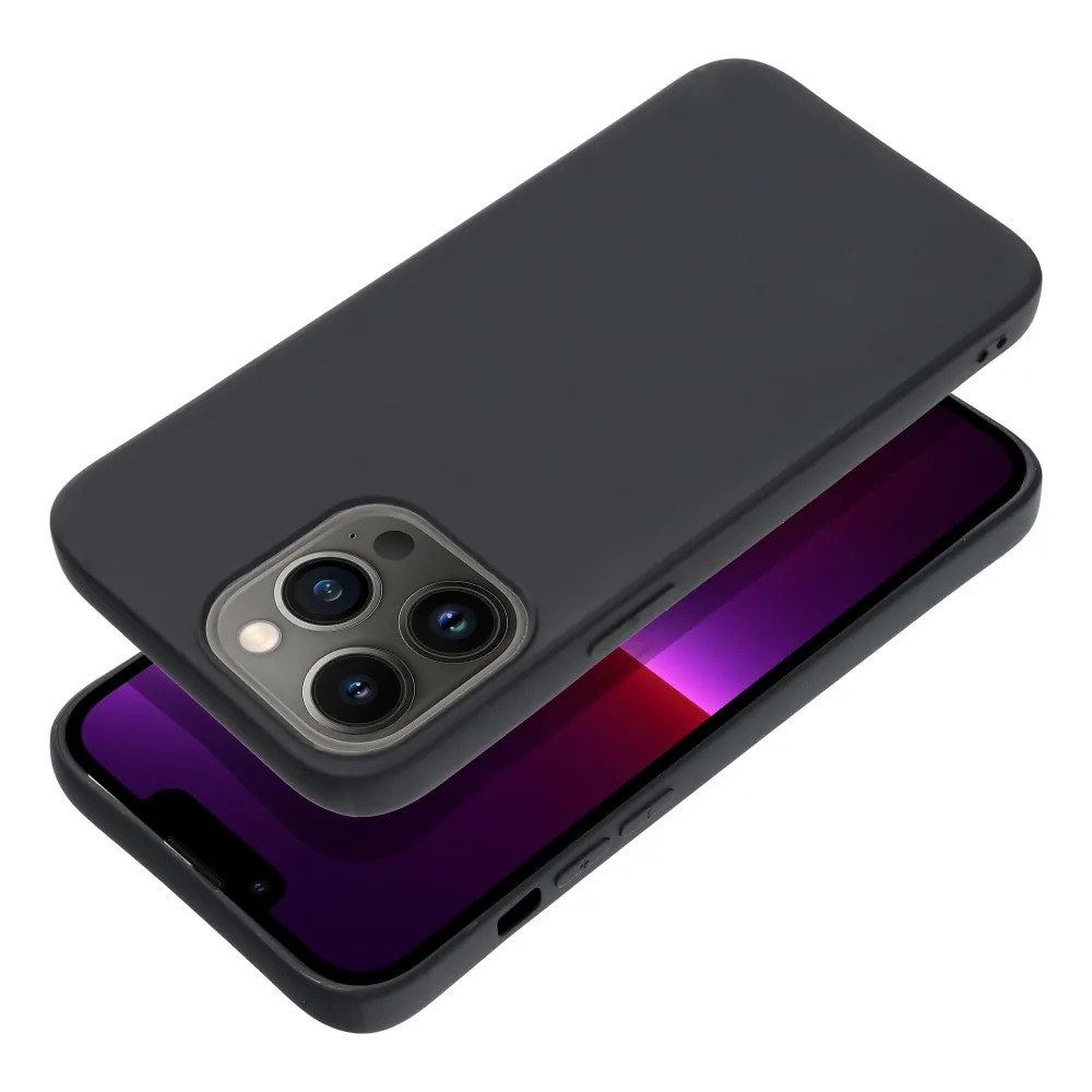 Husa Xiaomi 13T Pro, Matt TPU, silicon moale, neagra 2