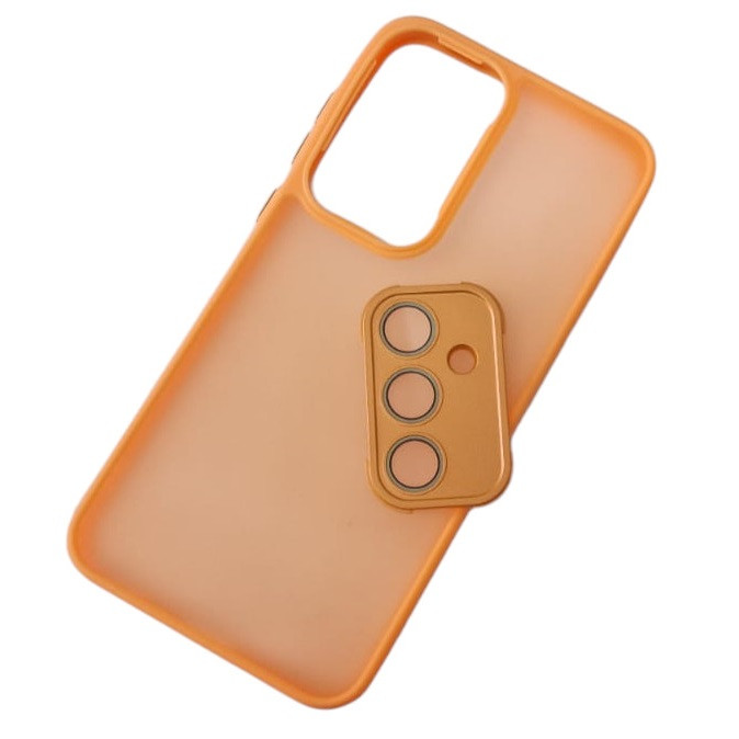 Husa Samsung Galaxy A35, Variete Case, protectie camera, portocalie 3