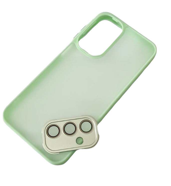 Husa Samsung Galaxy A15, Variete Case, protectie camera, verde mint 3
