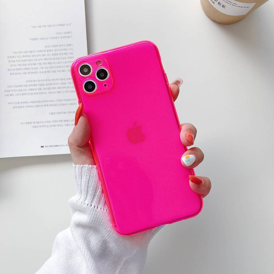 Husa Apple iPhone 12 Mini, Mysafe Neo, protectie camere, pink neon 3