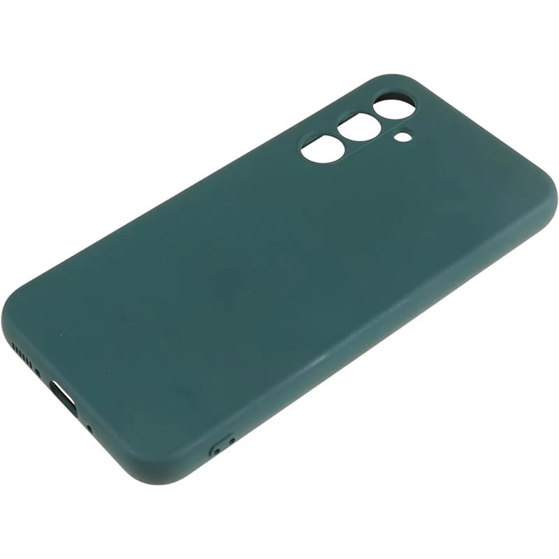 Husa Samsung Galaxy S25, Matt TPU, silicon moale, verde forrest 3