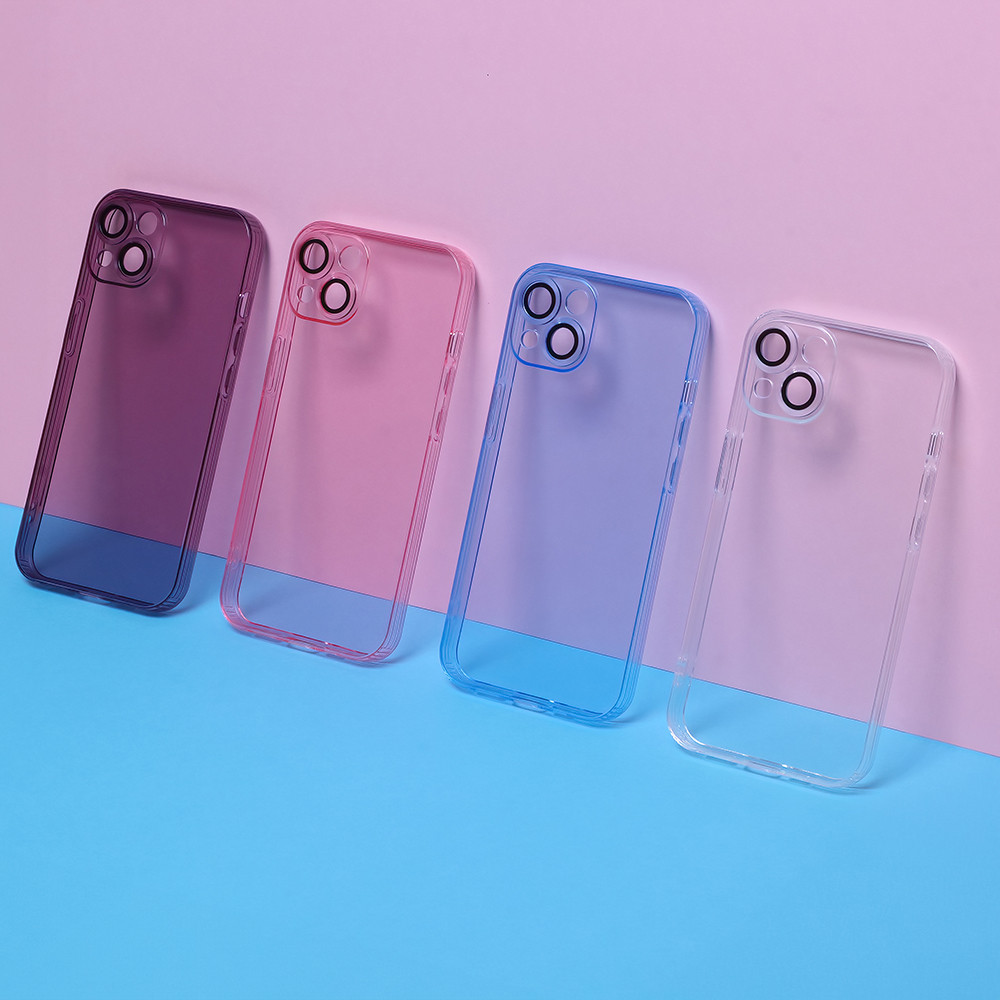 Husa Samsung Galaxy A05s, Slim Color, TPU mov transparent, protectie camere 4