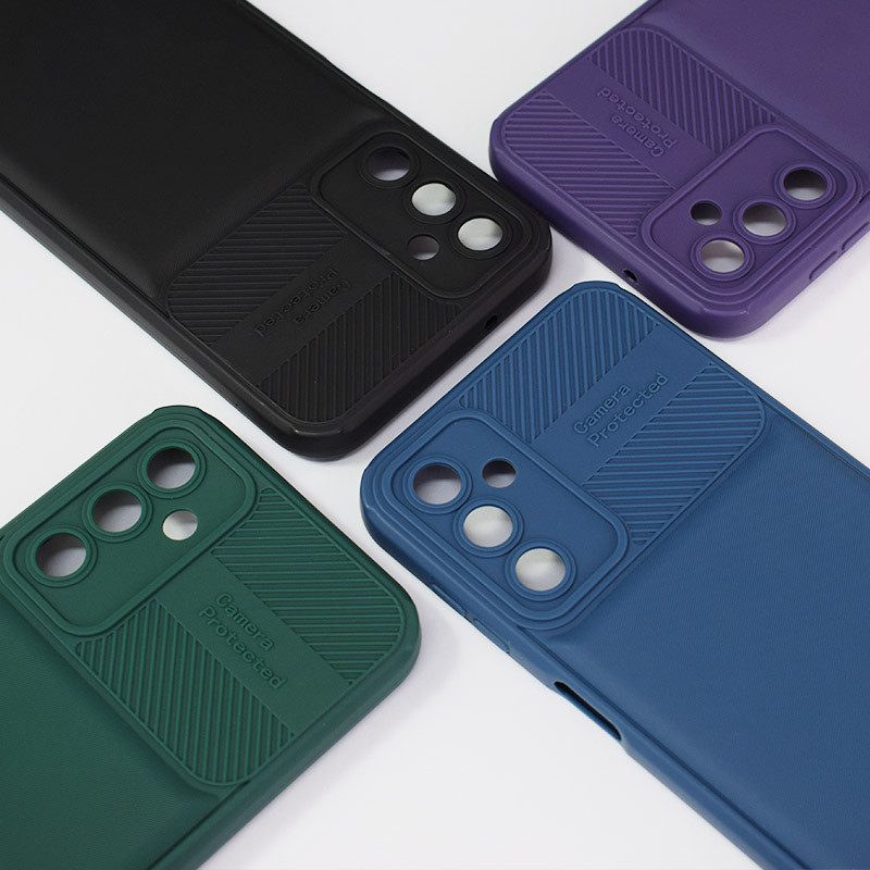 Husa Samsung Galaxy A25, Camera Protect, silicon moale, flexibil, verde 3