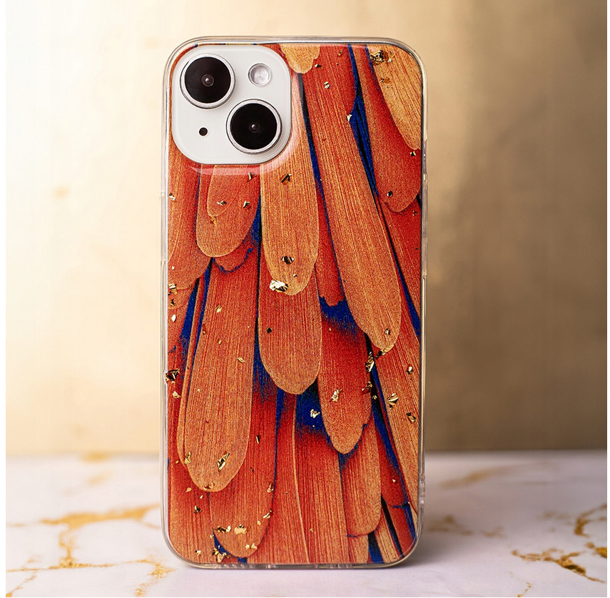 Husa Samsung Galaxy S24, Gold Glam Orange 3