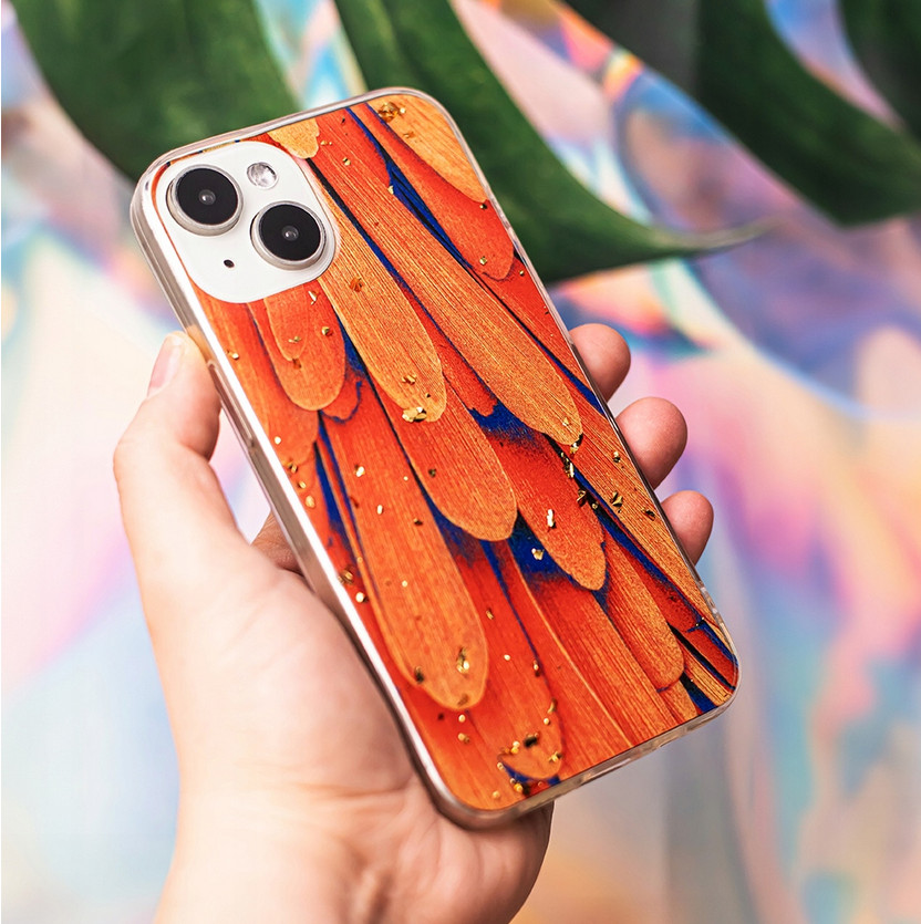 Husa Samsung Galaxy S24, Gold Glam Orange 4