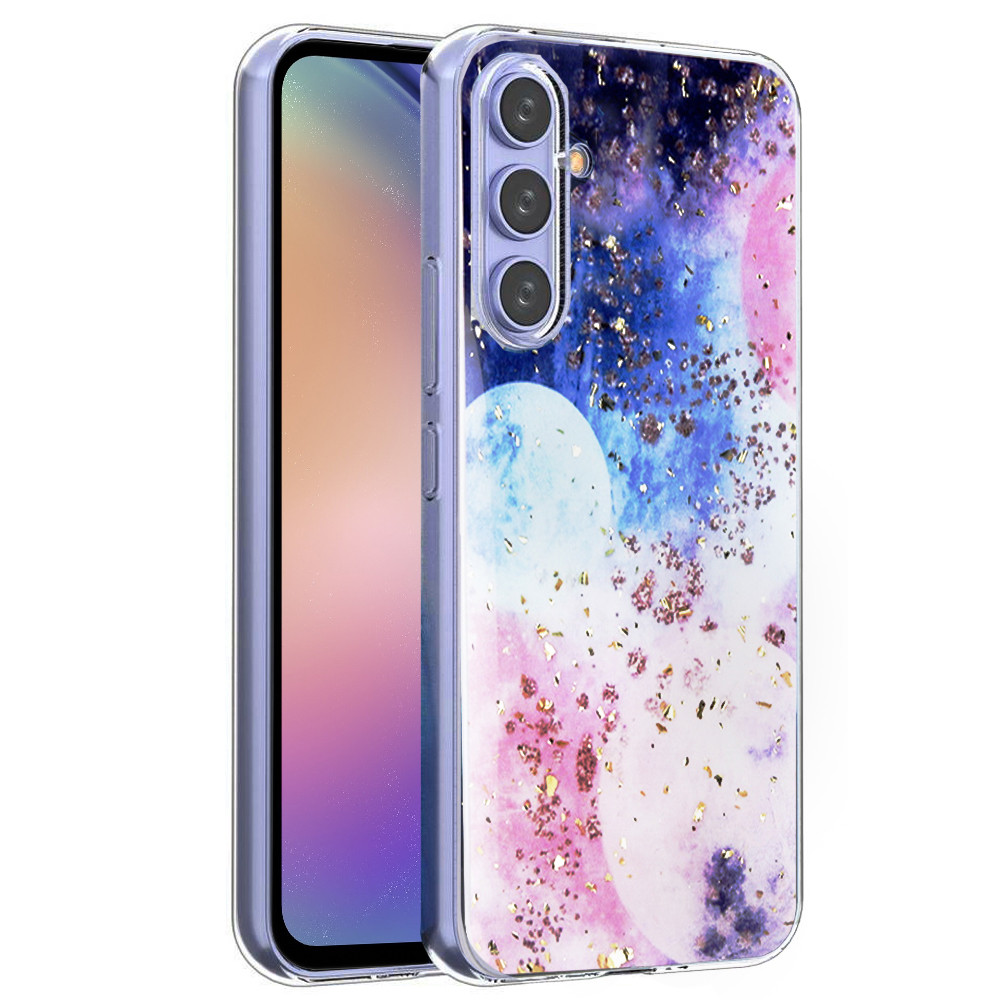 Husa Samsung Galaxy A25 5G, Gold Glam Galactic 3