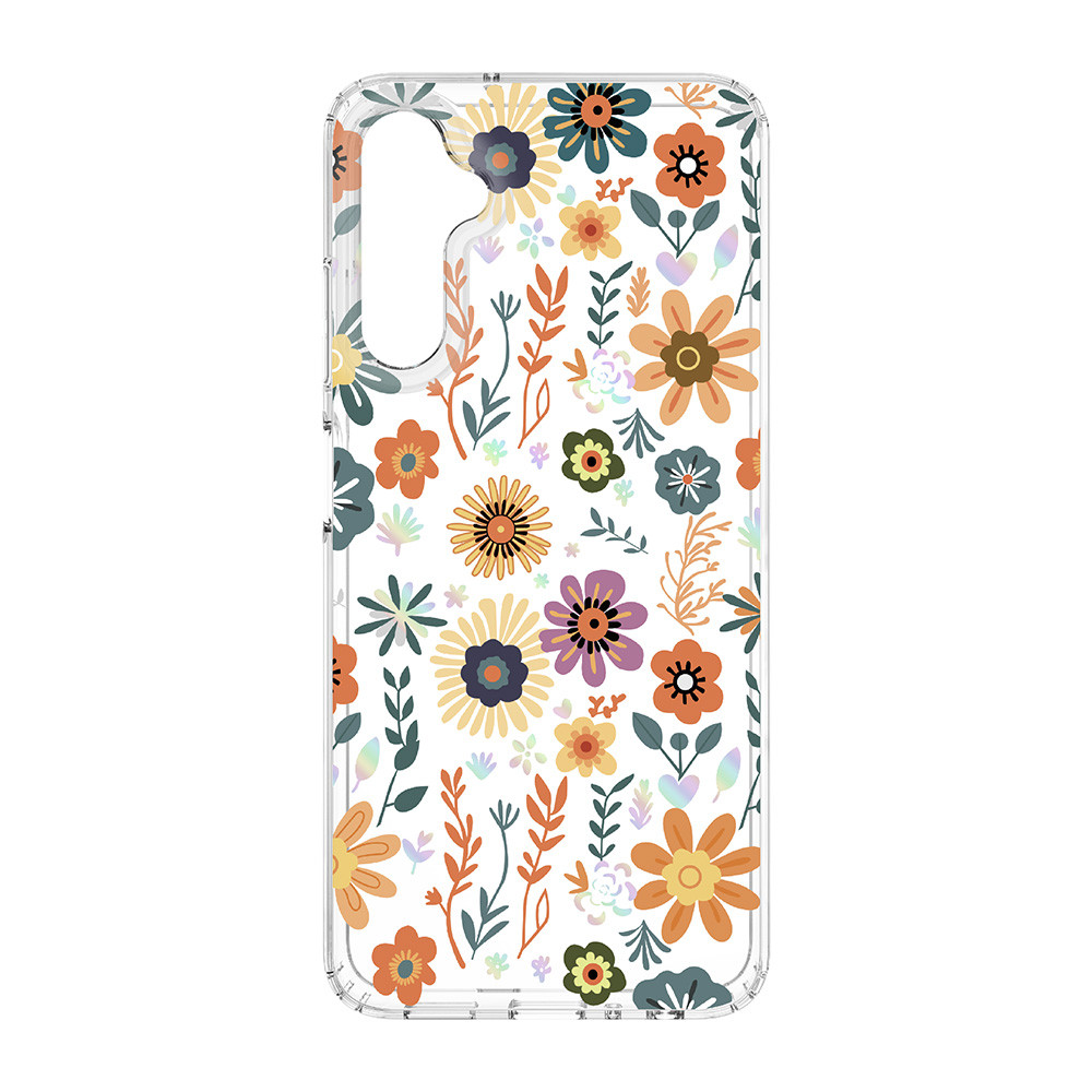 Husa Samsung Galaxy A14, IMD Print Case, TPU flexibil, transparent, Field 2