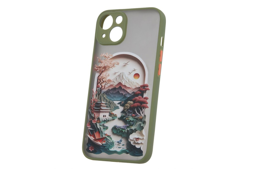 Husa Samsung Galaxy A25, Ultra Trendy, protectie camera, TPU + PC, margini verzi 4