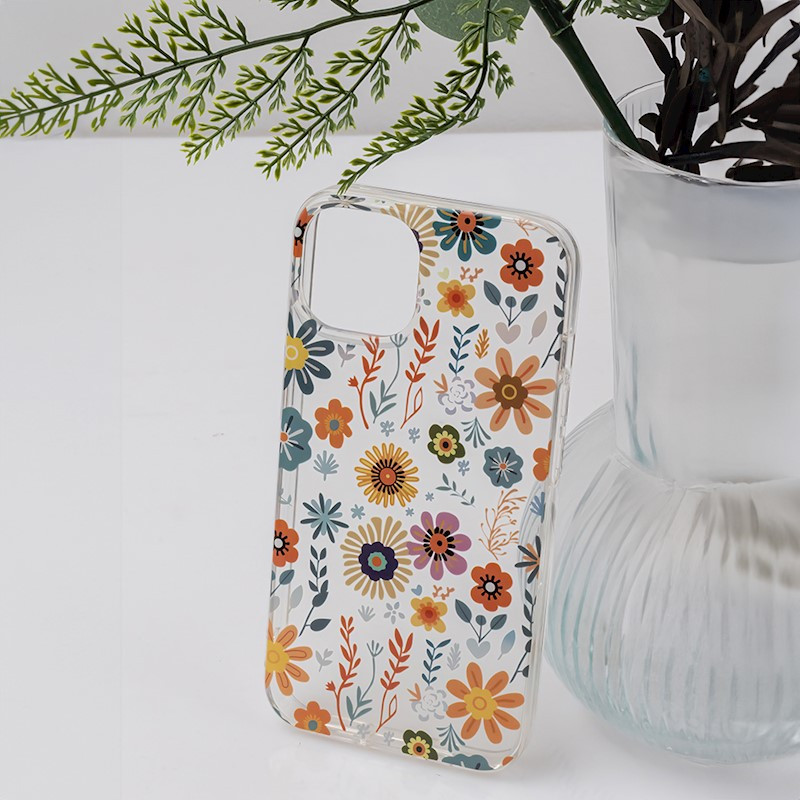 Husa Apple iPhone 16, IMD Print Case, TPU flexibil, transparent, Field 2