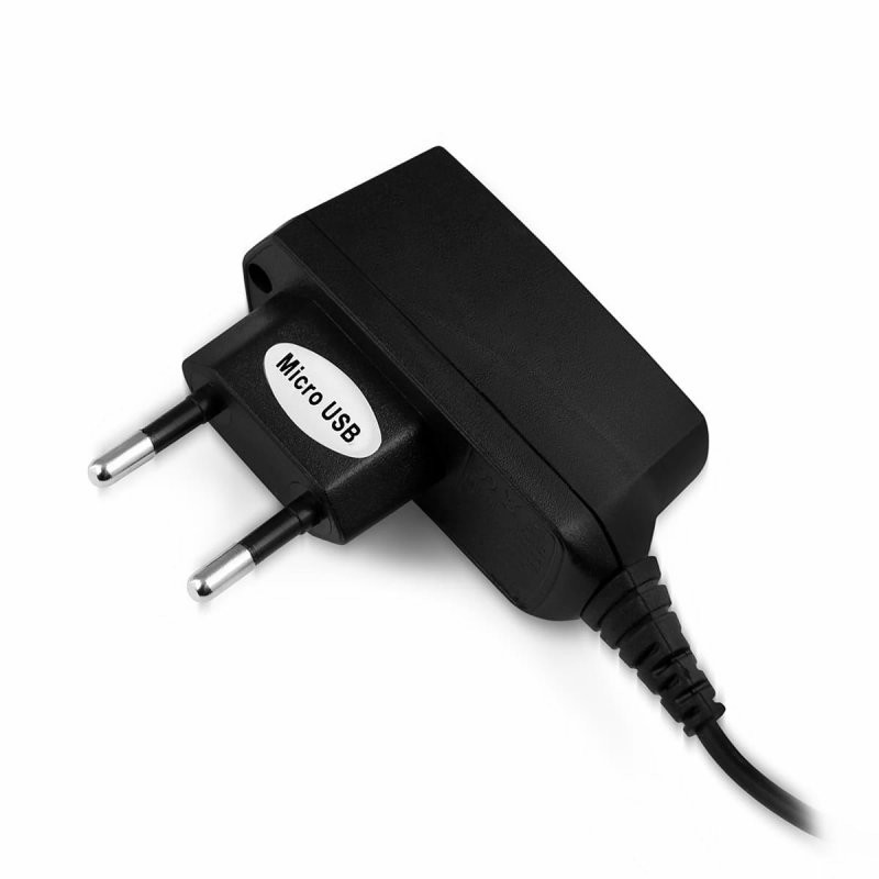 Incarcator casa cu fir MaxPower, conector MicroUSB, 0.5A, negru 2