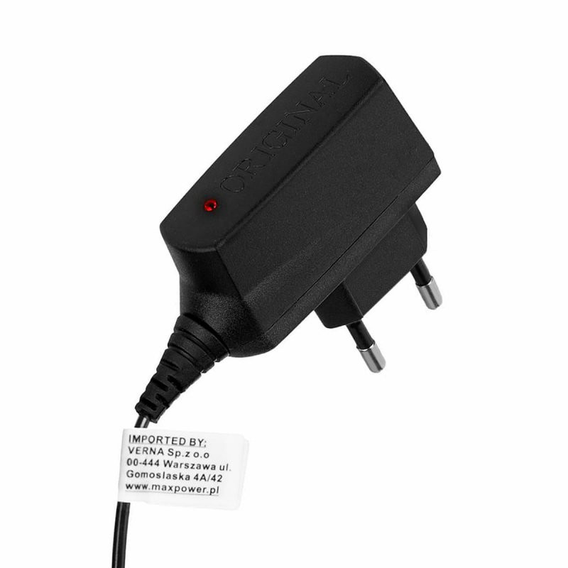 Incarcator casa cu fir MaxPower, conector MicroUSB, 0.5A, negru 3