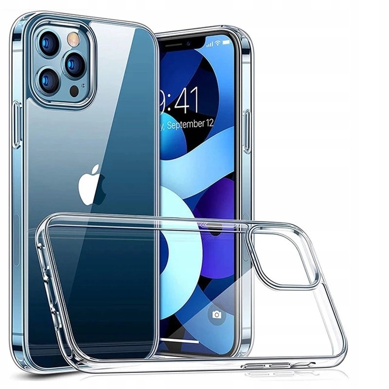 Husa de protecție pentru Apple iPhone 13 Pro Max, TPU transparent, grosime 2 mm 2