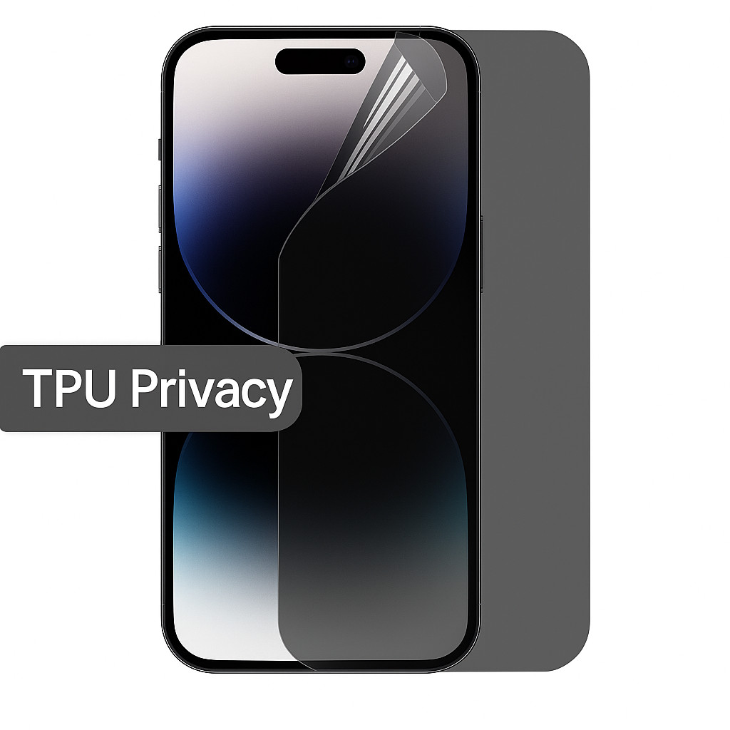 Folie Privacy TPU iPhone 16 Plus, Hydrogel, anti-spion, mata, ultra subtire, regenerabila